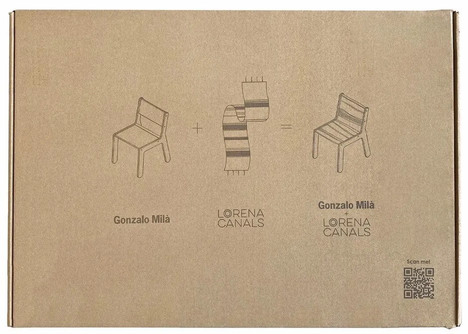 Детски стол в естествен цвят Kaarol – Lorena Canals