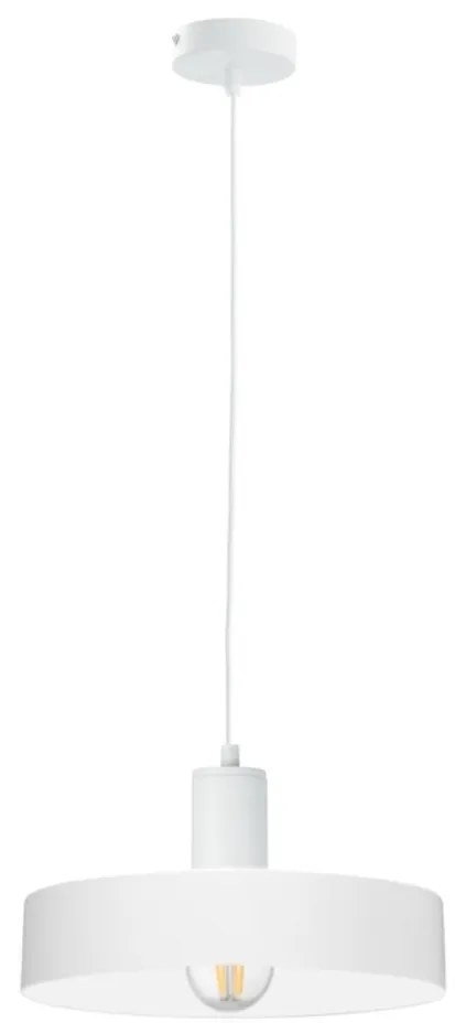 Висяща лампа на кабел ARCANE 1xE27/60W/230V бяла