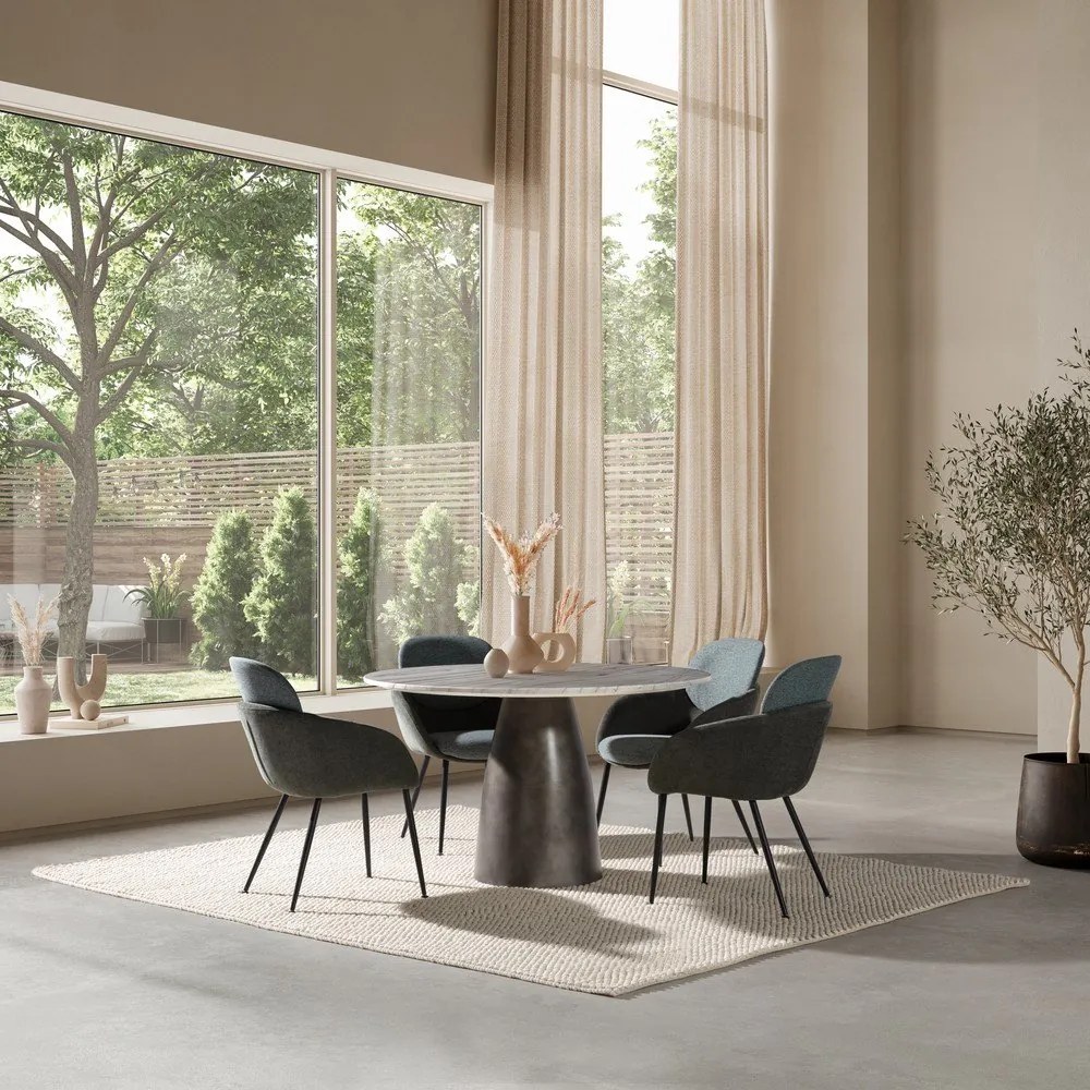 Синьо кресло Nure – MOME