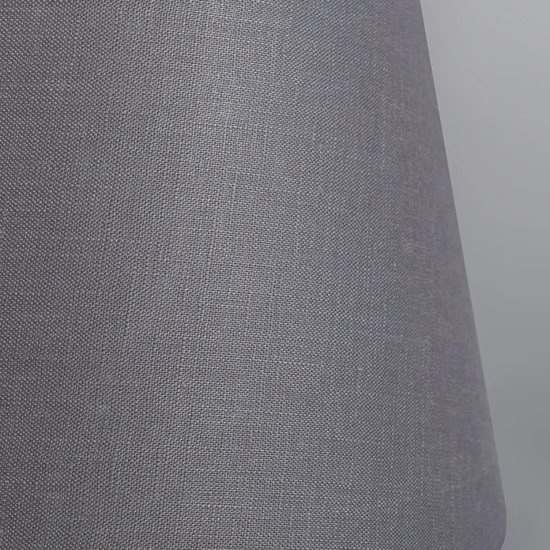 Абажур от лен сив 25/16