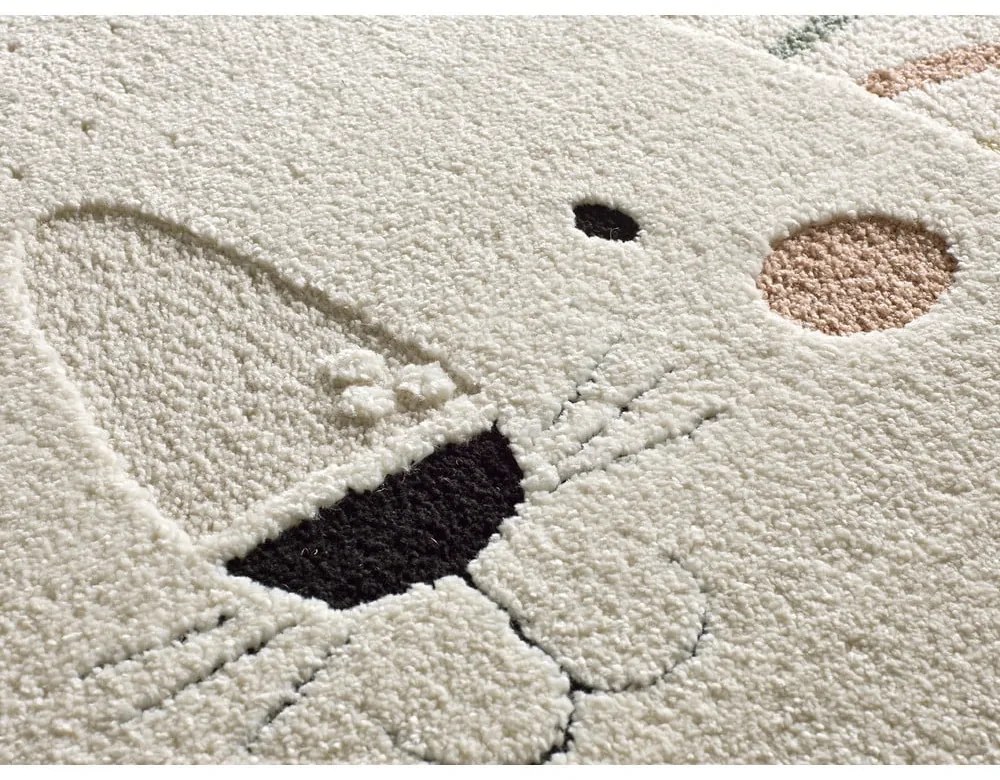 Кремав детски килим ø120 cm Clown – Universal