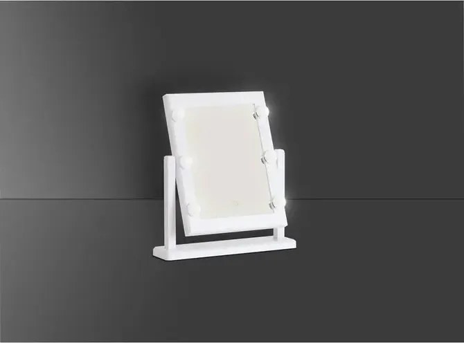 Огледало за баня 5five Hollywood, Бяло, LED, 40x37 cm