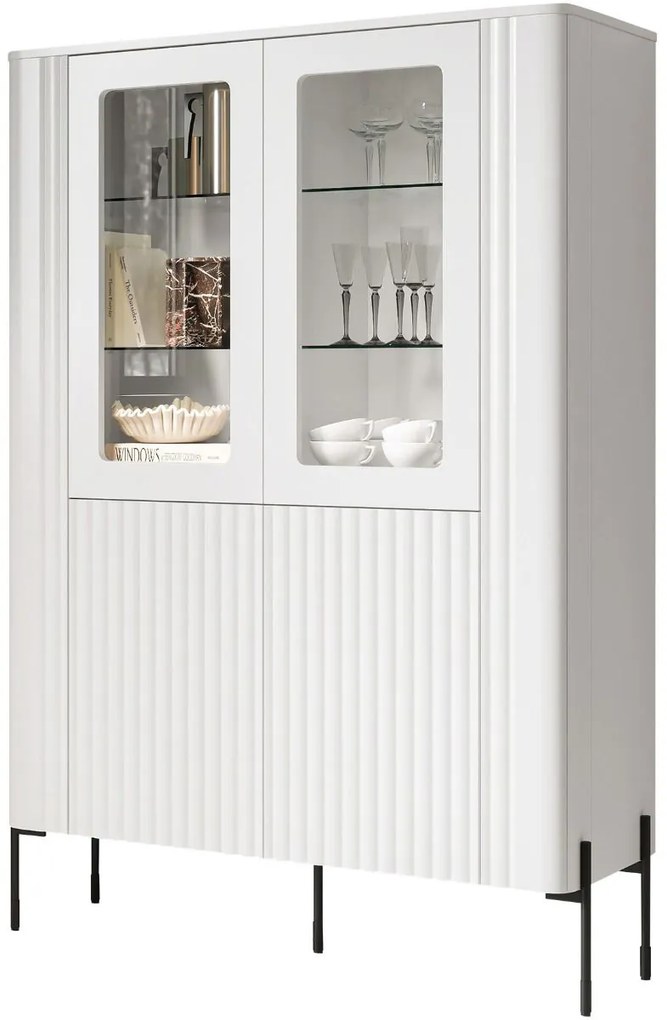 Витрина Vera 110-бяла