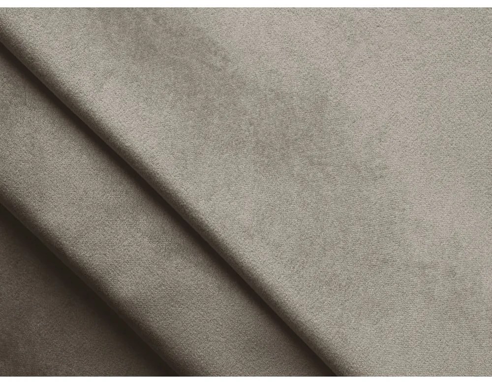 Кафяво-сиво боксспринг легло 180x200 cm с място за съхранение Mikana – Makamii