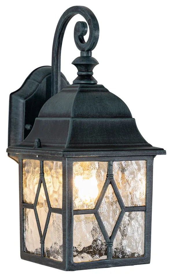 Романтичен външен стенен фенер тъмно зелен - Лондон