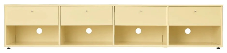 Светложълта маса за телевизор 214x45 cm Mistral – Hammel Furniture
