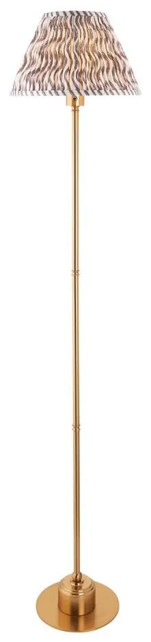 Endon 114785 - Димируема презареждаема LED подова лампа BURLEY LED/1,5W/5V месинг/сив