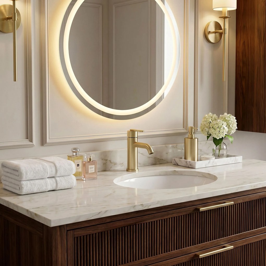 Смесител за баня Rea Ontario Brush Gold