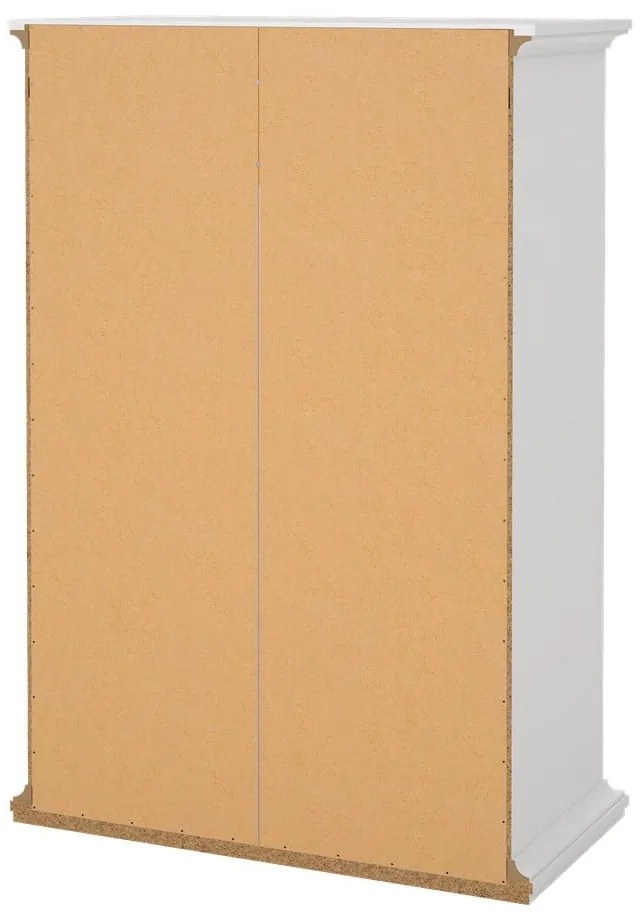 Бял висок скрин 96x140 cm Paris – Tvilum