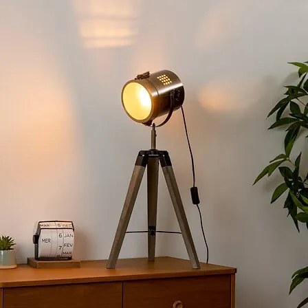 Настолна лампа atmosphera Ebor Tripod, 68 cm - Бронз