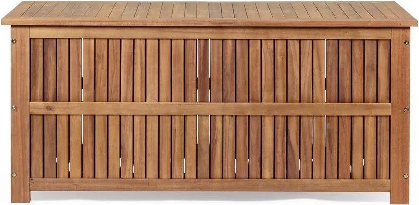 Дървена градинска кутия за съхранение в естествен цвят Noemi – Bizzotto