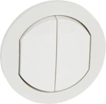 Legrand Лицев панел за сериен ключ IP44 цвят бял Celiane  - 067802