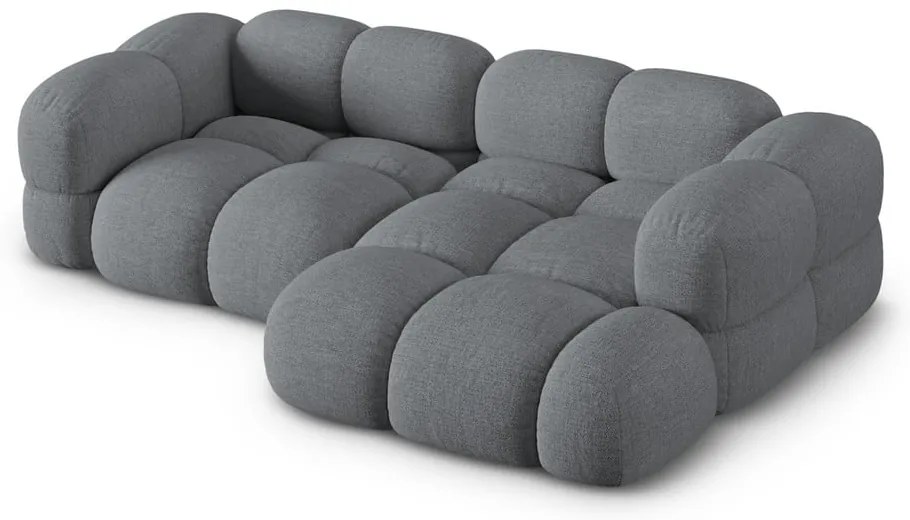 Сив ъглов диван (десен ъгъл) Loretto – Cosmopolitan Design