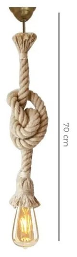 Висящо осветително тяло в естествен цвят Ayd – Opviq lights