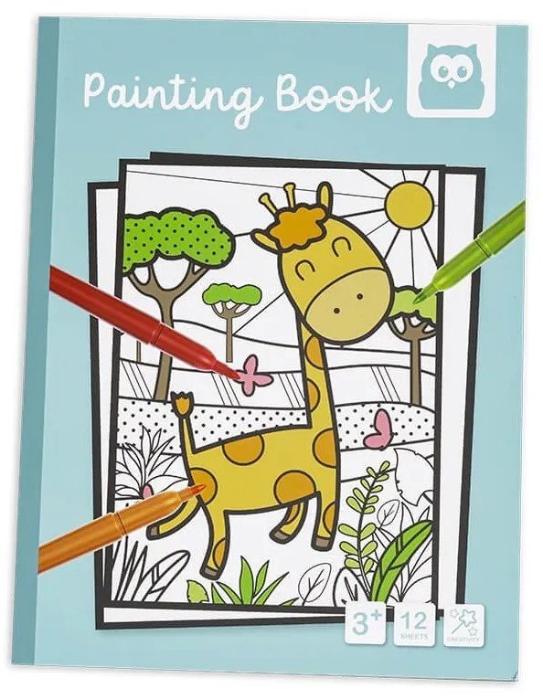 Eurekakids - Книжка за оцветяване, Животни