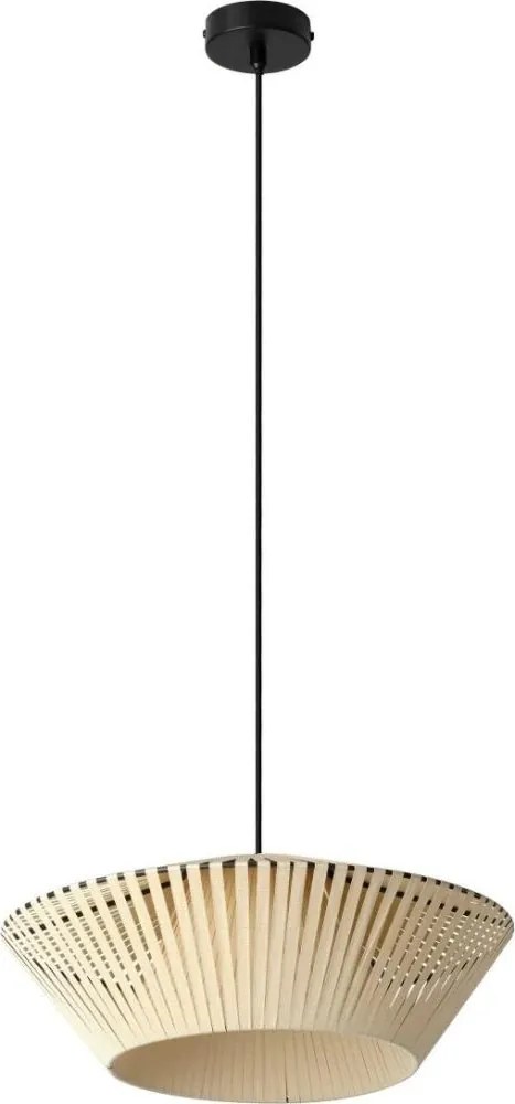 Osram - Висяща лампа на кабел DECOR STRIPES 1xE27/10W/230V, диаметър 40,5 см, бежова