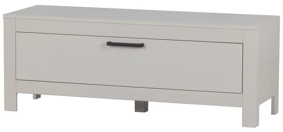 Светлосива маса за телевизор от масивен бор 120x45x40 cm Bonk – WOOOD