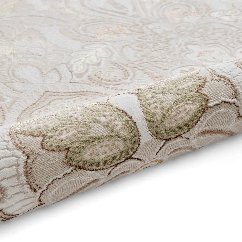 Кремав килим 120x170 cm Damask Bronze – Think Rugs