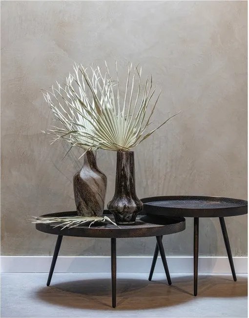 Черна масичка за кафе , ø 76 cm Bounds - BePureHome