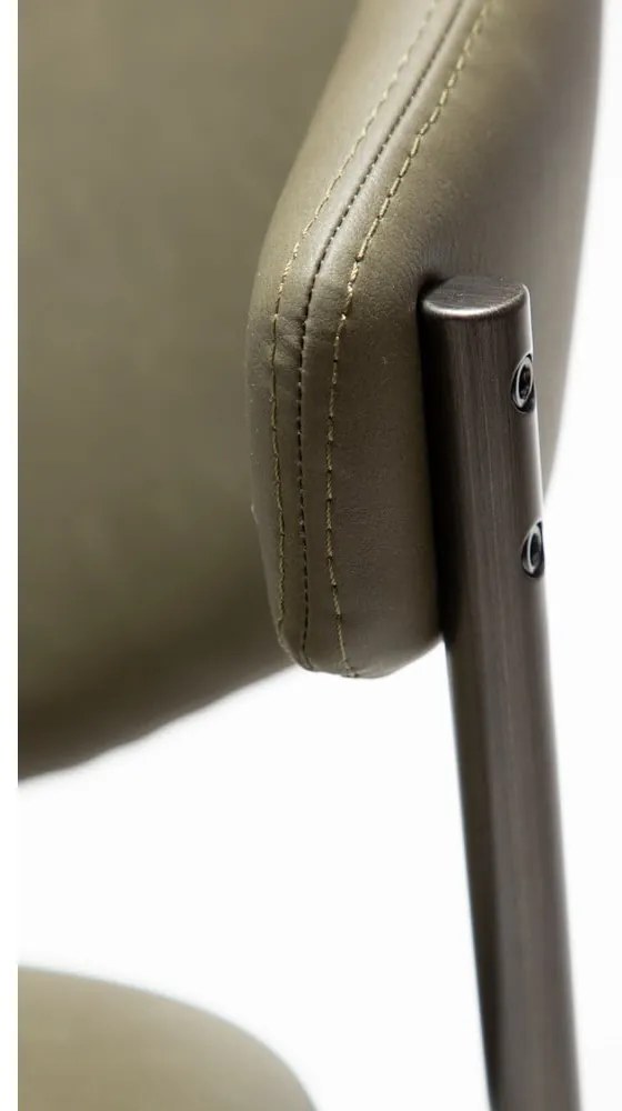 Трапезен стол от имитация на кожа в цвят каки Zone – DAN-FORM Denmark