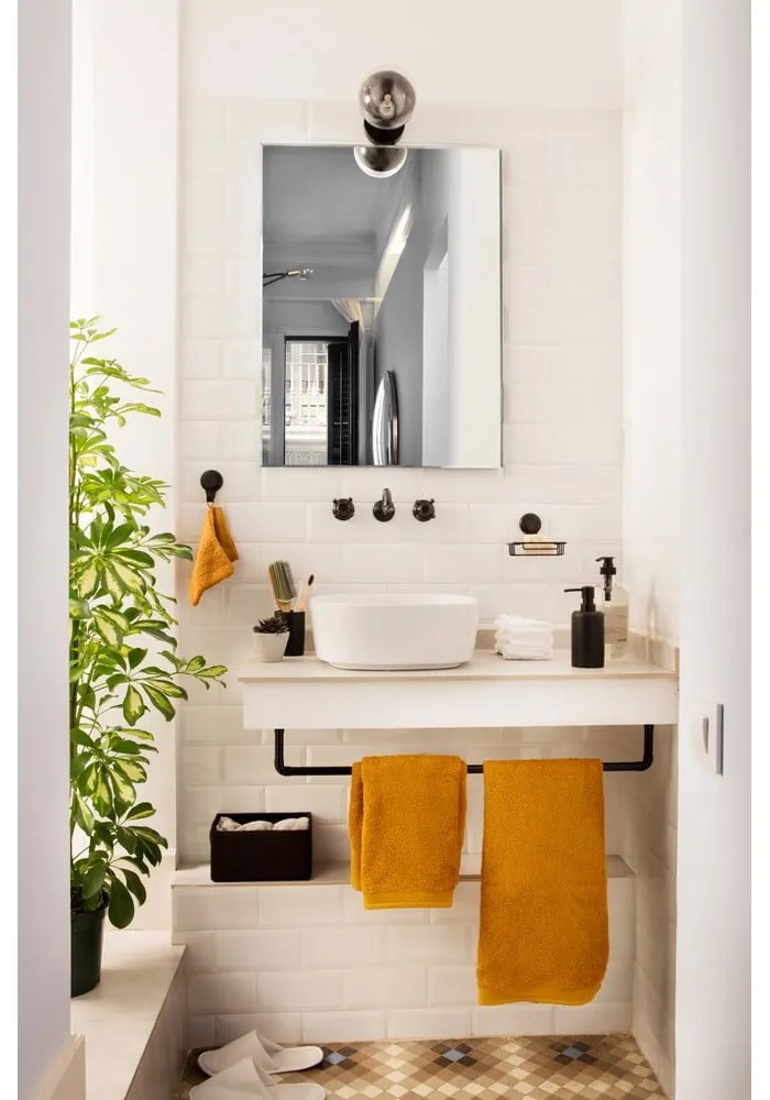 Черен самозадържащ се държач за сапун за стена Черен държач за сапун и гъба Bestlock - Compactor