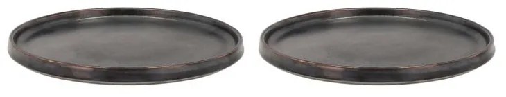 Черни десертни чинии в комплект от 2 бр. ø 20,8 cm Fjord - Villa Collection