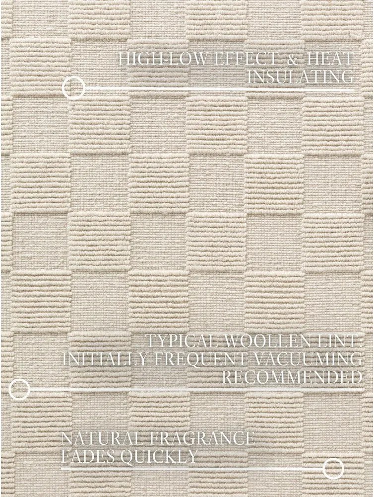 Кремав ръчно изработен вълнен килим 120x170 cm Scala – Villeroy&amp;Boch