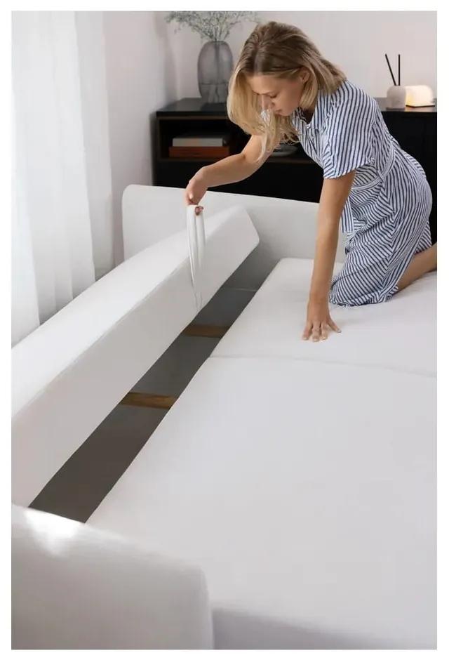 Бял разтегателен диван 215 cm Bjork - Bonami Selection