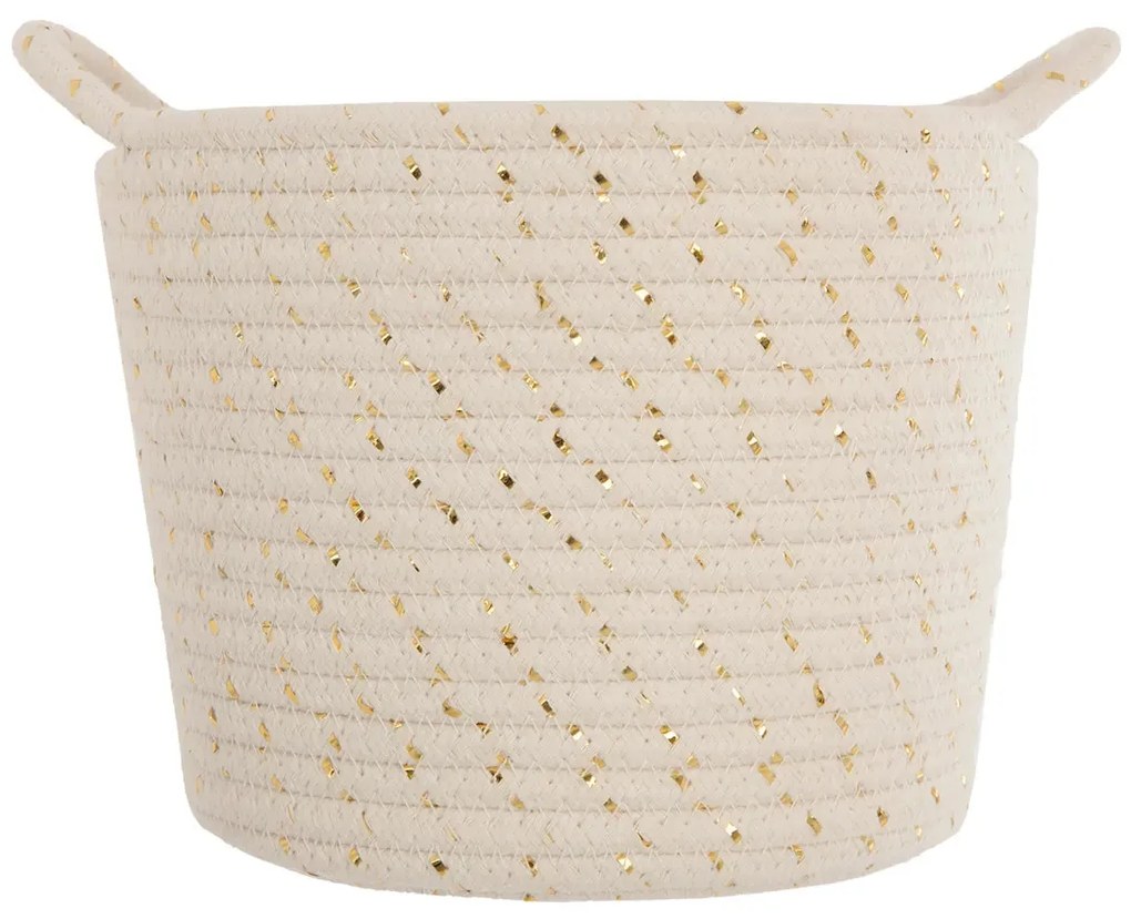 Комплект детски кошници atmosphera Lurex, Бял, 2 бр