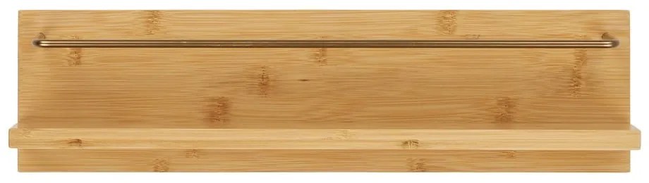 Бамбуков стенен рафт в естествен цвят 45 cm Ember – House Nordic