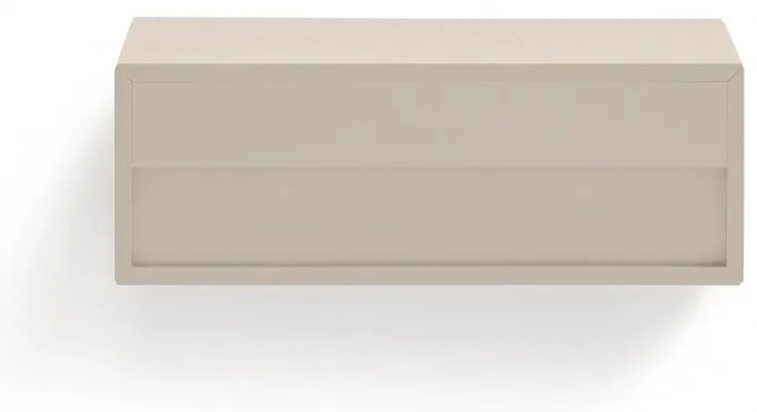 Кремаво висящо нощно шкафче Platt – Teulat