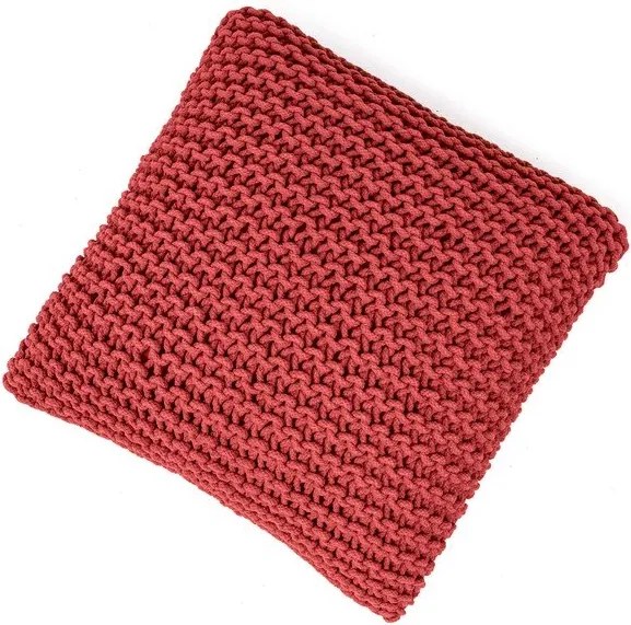 Червена плетена табуретка Knit – Bonami Essentials