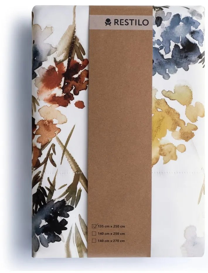 Бяло затъмняващо перде 135x250 cm Solkone – Restilo