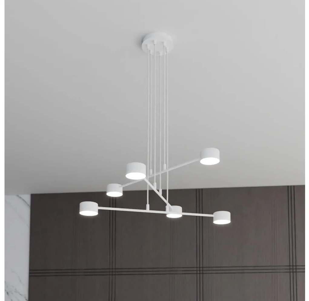 Пендел MODUS 6xGX53/10W/230V бял