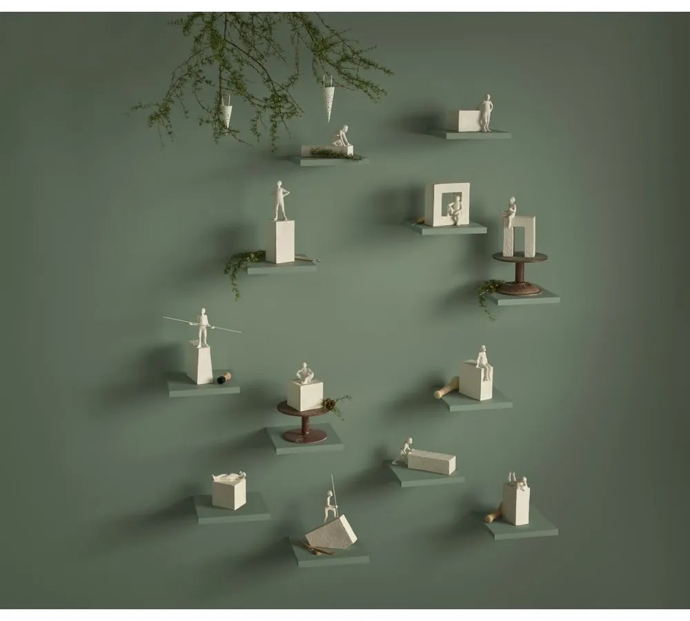 Бяла керамична висяща декорация Конус, височина 14,5 cm Nobili - Kähler Design