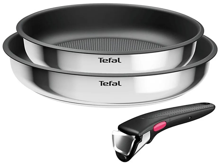 Tefal - Комплект съдове за готвене 3 части INGENIO COOK, неръждаема стомана