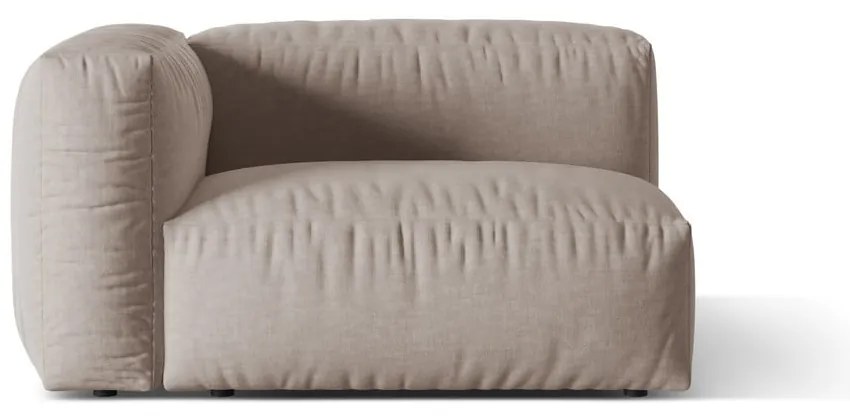 Бежов модул за диван (ляв ъгъл) Martina – Micadoni Home