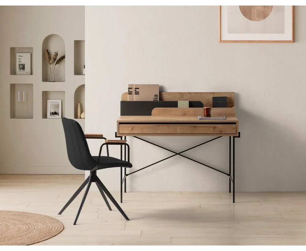 Черни трапезни столове в комплект от 2 бр. Tali – Marckeric