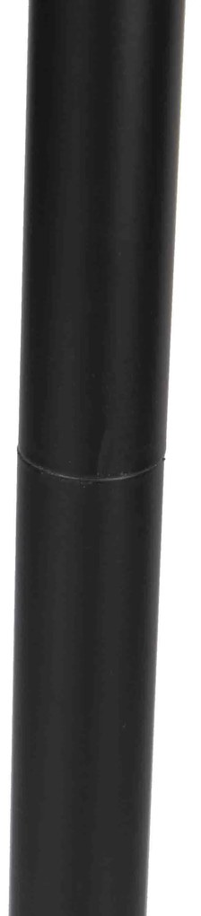 Модерна подова лампа черна с LED с сензорен димер - Berdien