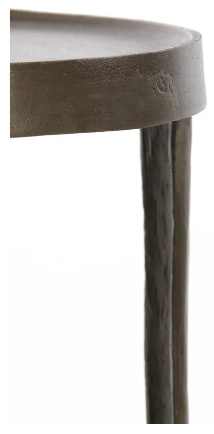 Метални кръгли странични масички в комплект от 2 бр. 35x35 cm Tobias – Light &amp; Living