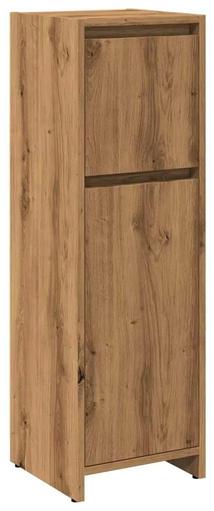 856062 vidaXL Шкаф за баня Artisan Oak 30x30x95 cm Инженерна дървесина