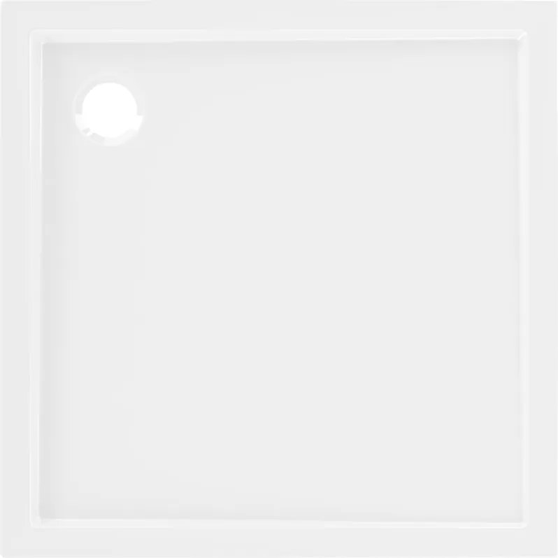 Mexen Flow квадратен душ корито slim 90 x 90 cm, бял гланц - 46S109090