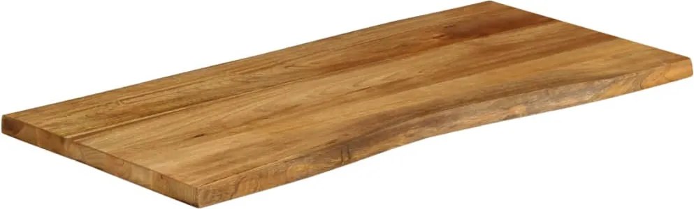 370767 vidaXL Плот за маса, 110x60x2,5 см, жив ръб, масивно дърво манго