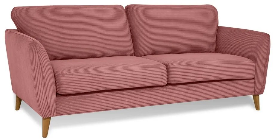 Розов диван от рипсено кадифе 206 cm Paris – Scandic