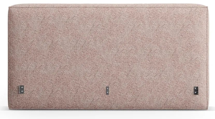 Светлорозова тапицирана табла за легло 189x100 cm Olivia – Micadoni