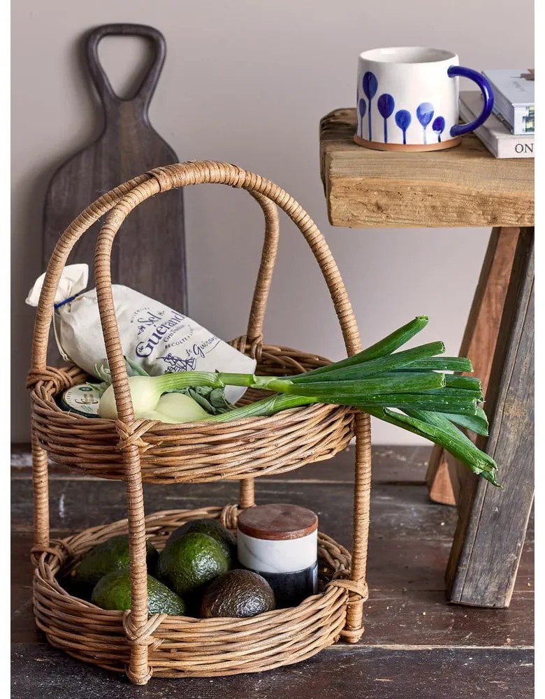 Бяло-сини глинени чаши в комплект от 3 бр. 450 ml Linora – Bloomingville