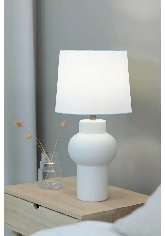 Бяла настолна лампа Shape - Markslöjd
