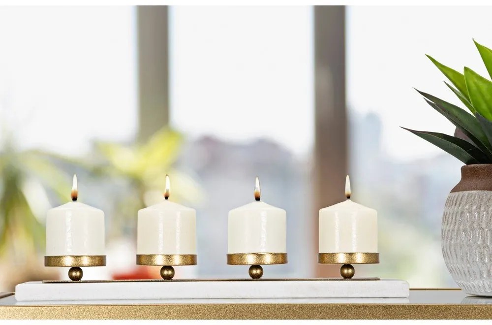 Свещник в златно и бяло - Mauro Ferretti