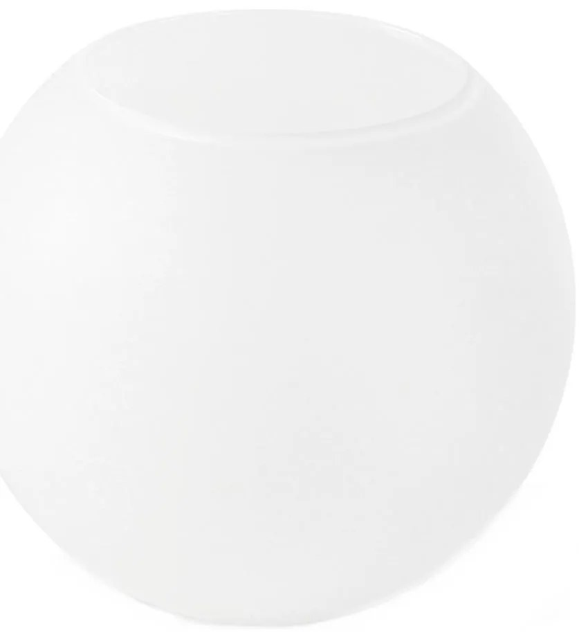 Резервно стъкло за полилей с цокъл E27, диаметър 15 см, бяло