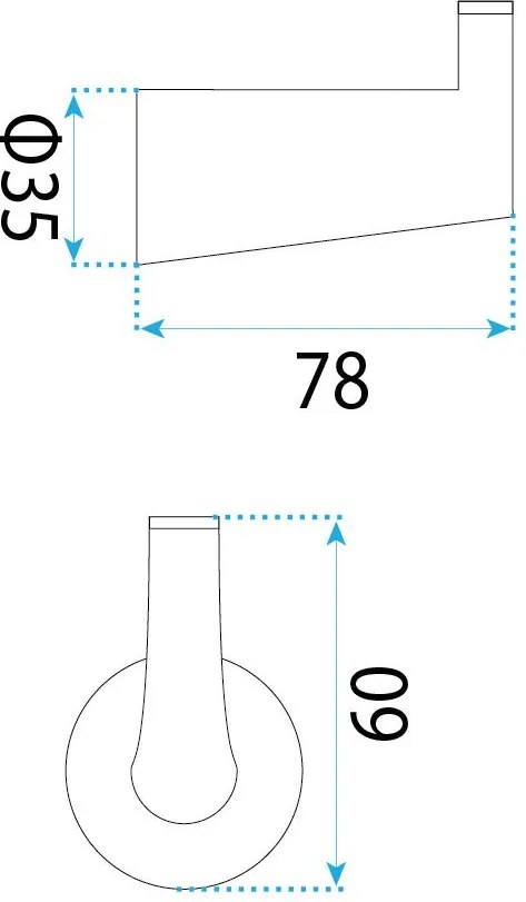 Закачалка за баня 16204 Vibe Brush Gold